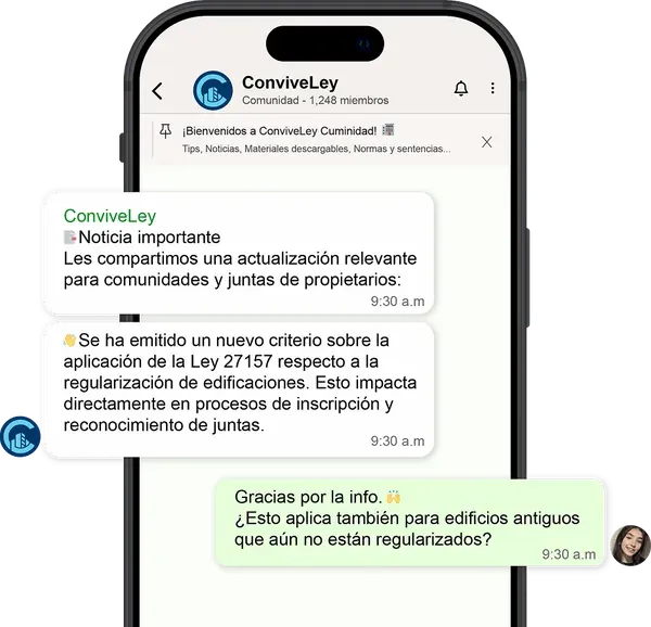WhatsApp ConviveLey